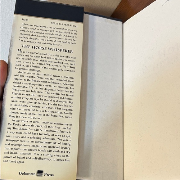 The Horse Whisperer Book by Nicholas Evans - Picture 3 of 4